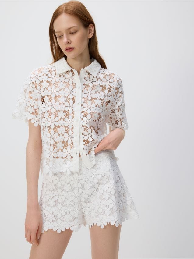 Openwork shorts - RESERVED