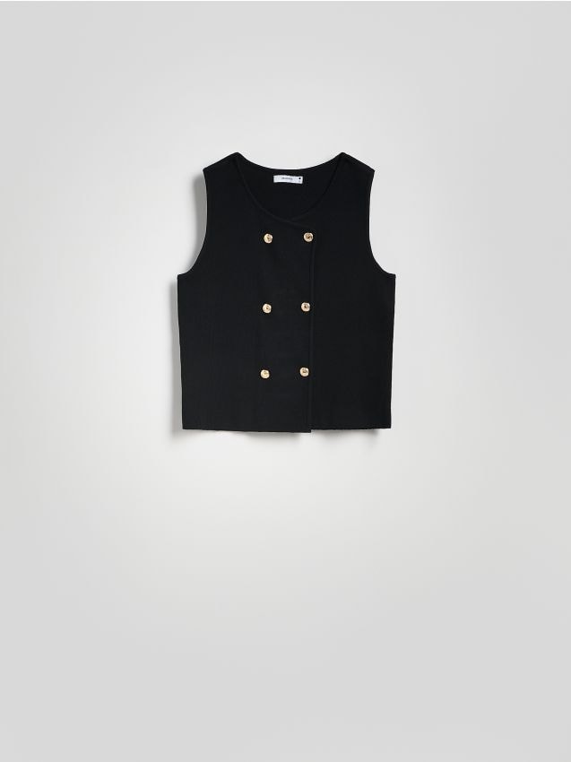 Viscose rich vest - RESERVED