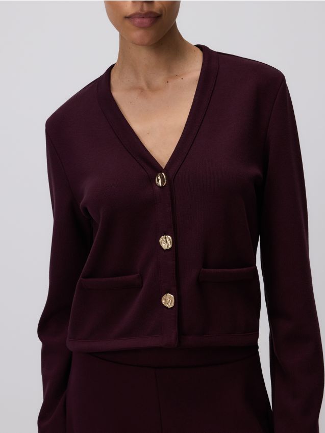 Cardigan with decorative buttons - RESERVED