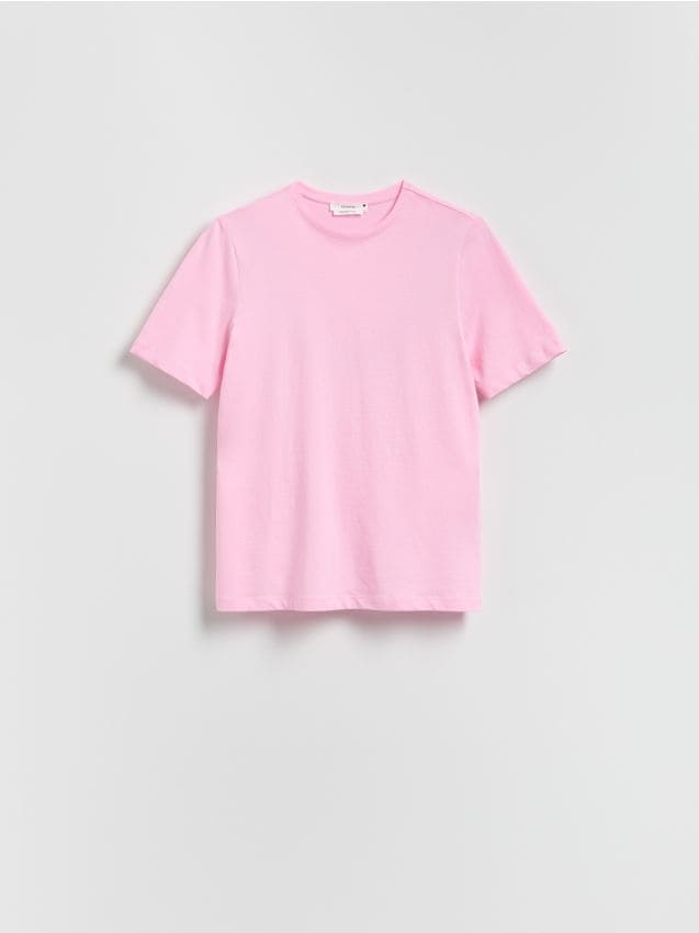 Mercerised organic cotton T-shirt - RESERVED