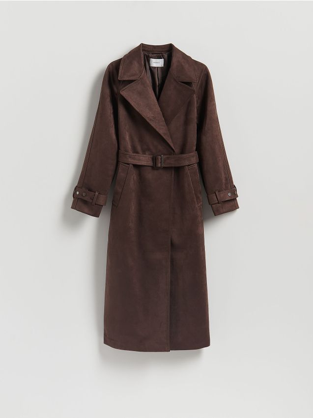 Trenchcoat i mockaimitation - RESERVED