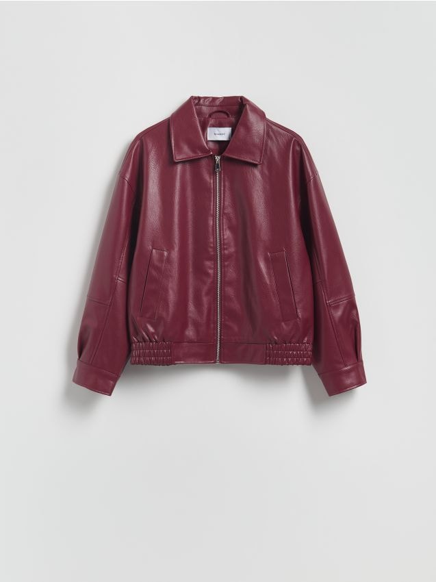 Jacke aus Lederimitat - RESERVED
