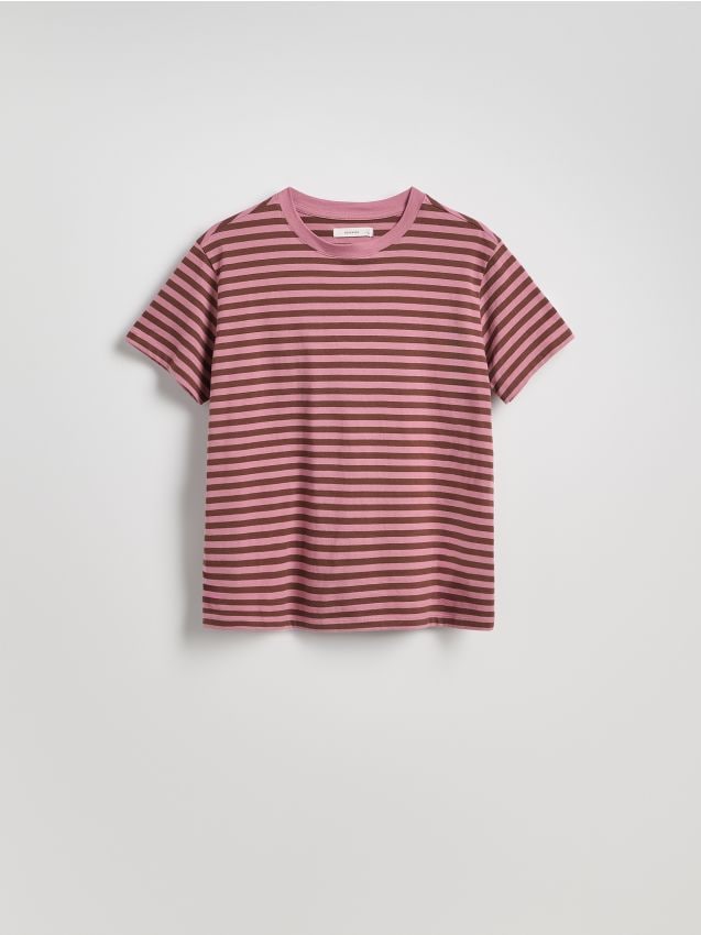 T-shirt i regular fit i bomuld - RESERVED