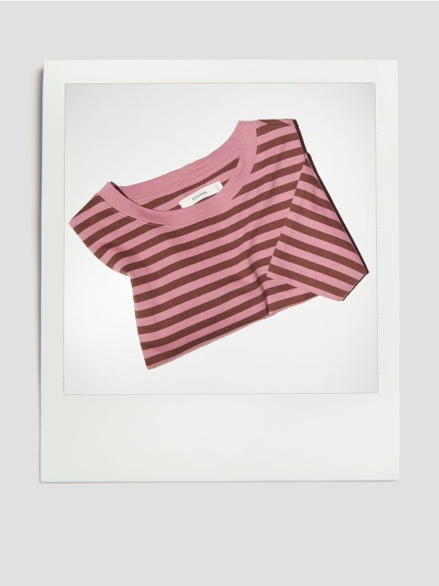 T-shirt i regular fit i bomuld - RESERVED