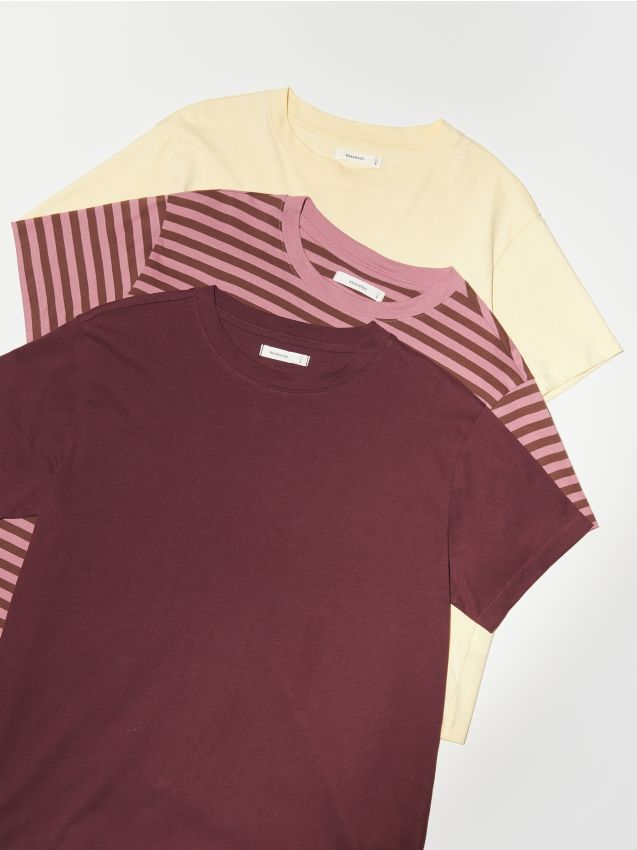 T-shirt i regular fit i bomuld - RESERVED