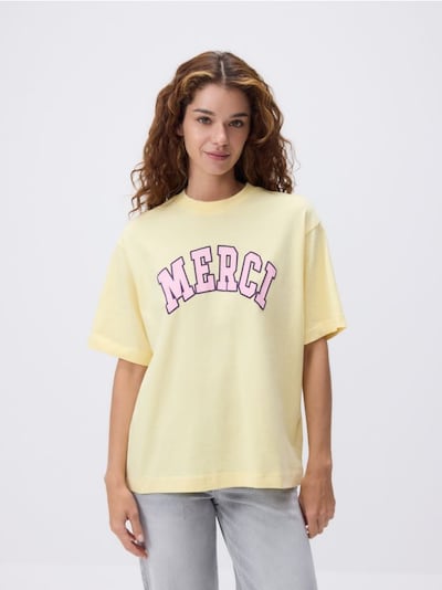 Tricou oversized cu imprimeu