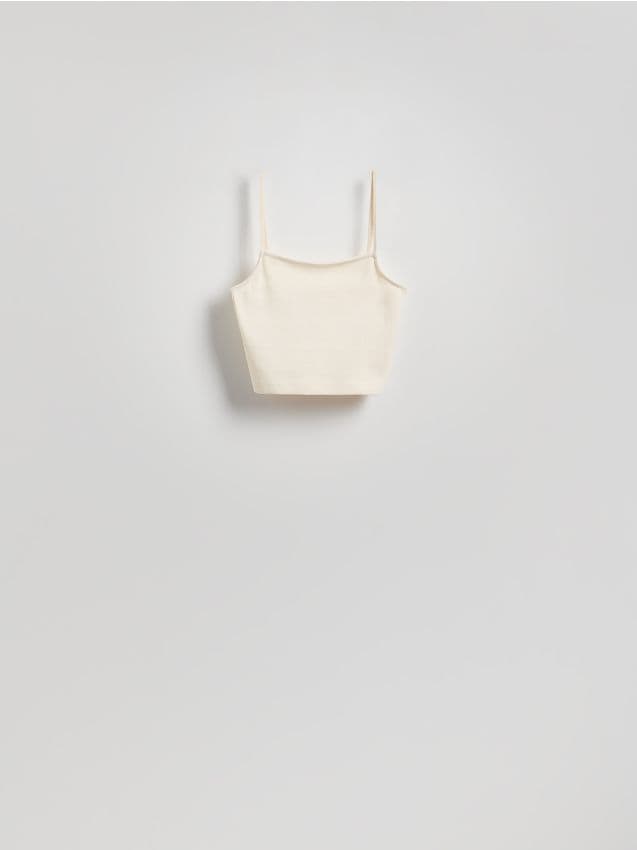 Crop top s naramenicama - RESERVED