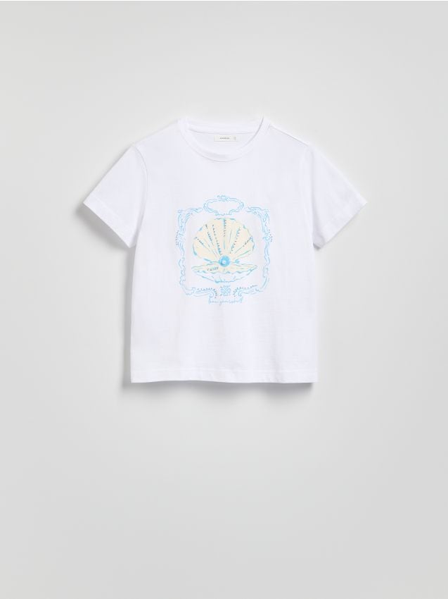 T-shirt with decorative print - RESERVED