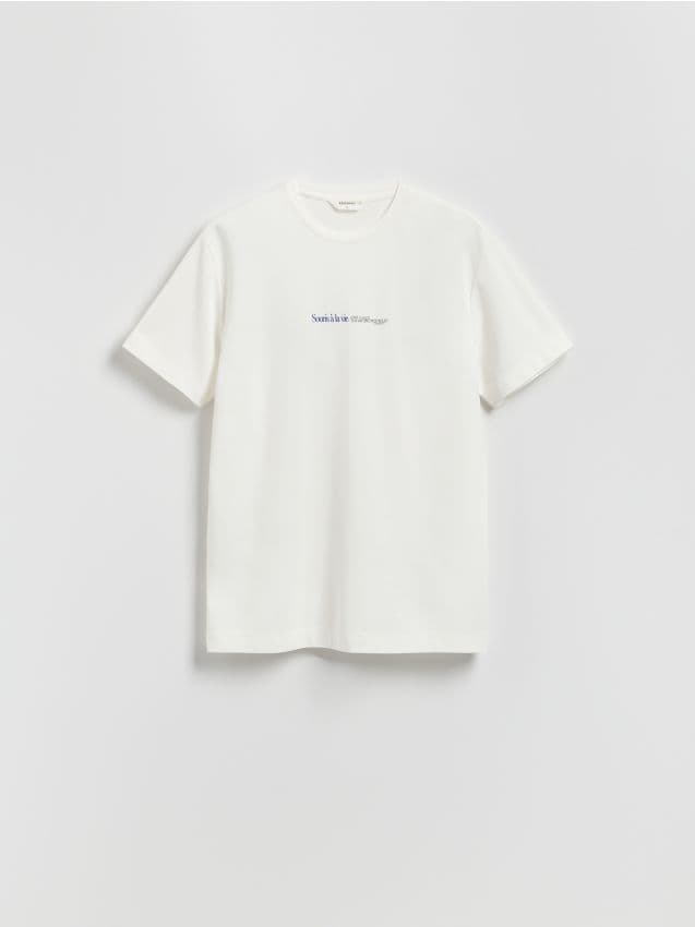 Comfort fit T-shirt with print - RESERVED