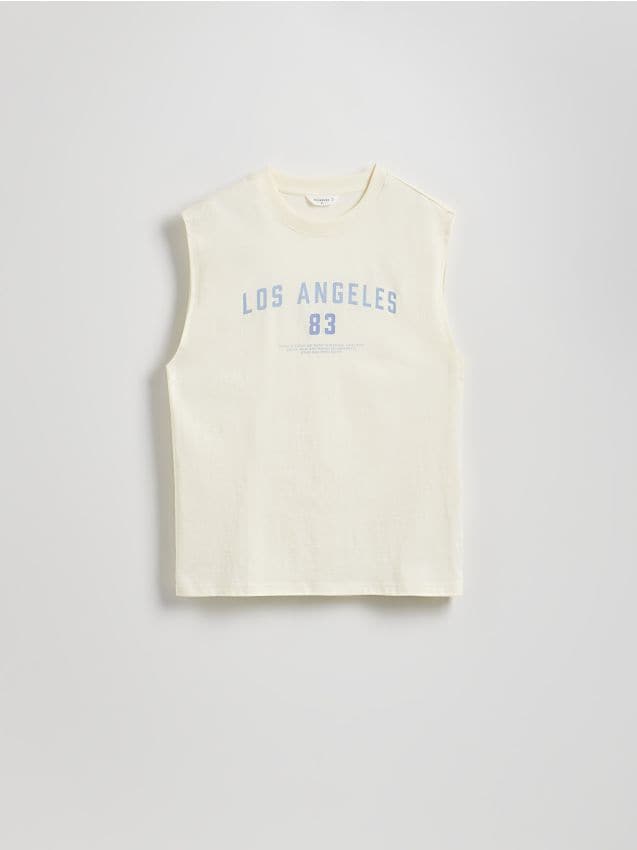 Relaxed fit T-shirt with print - RESERVED