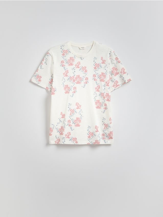 Regular fit printed T-shirt - RESERVED