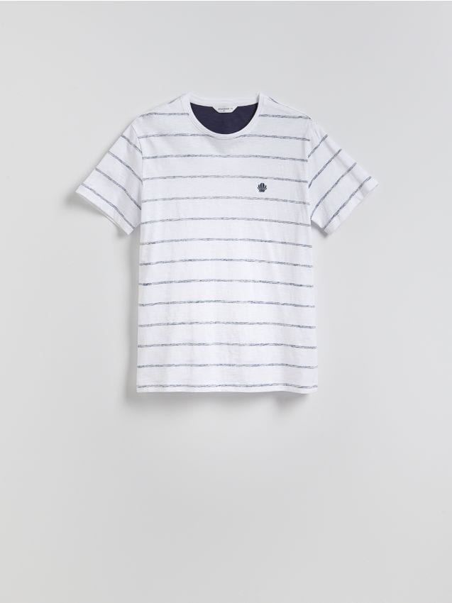 Regular fit T-shirt with embroidery - RESERVED