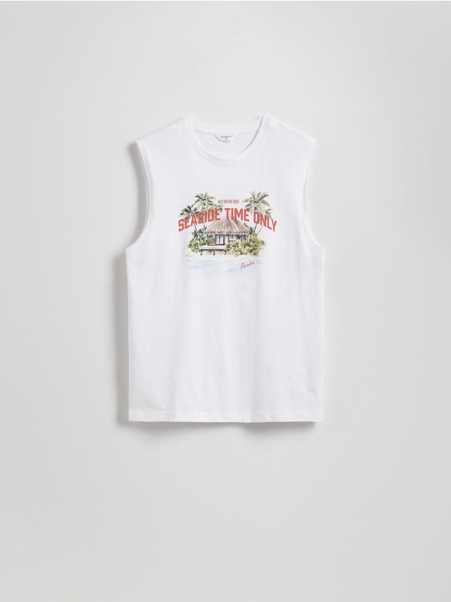 Cotton tank top - RESERVED
