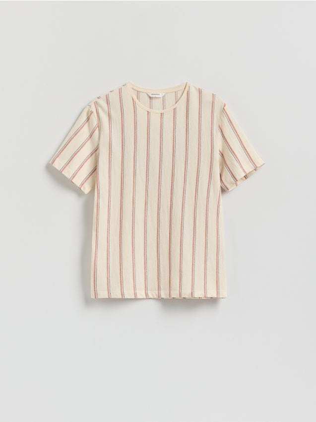 Triibuline T-särk regular fit - RESERVED