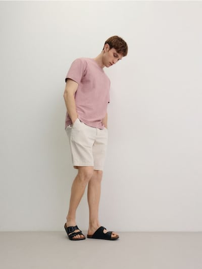 Strukturalny t-shirt comfort fit