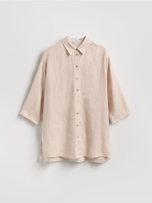 Reserved - LADIES` SHIRT - bej Reserved - LADIES` SHIRT - bej