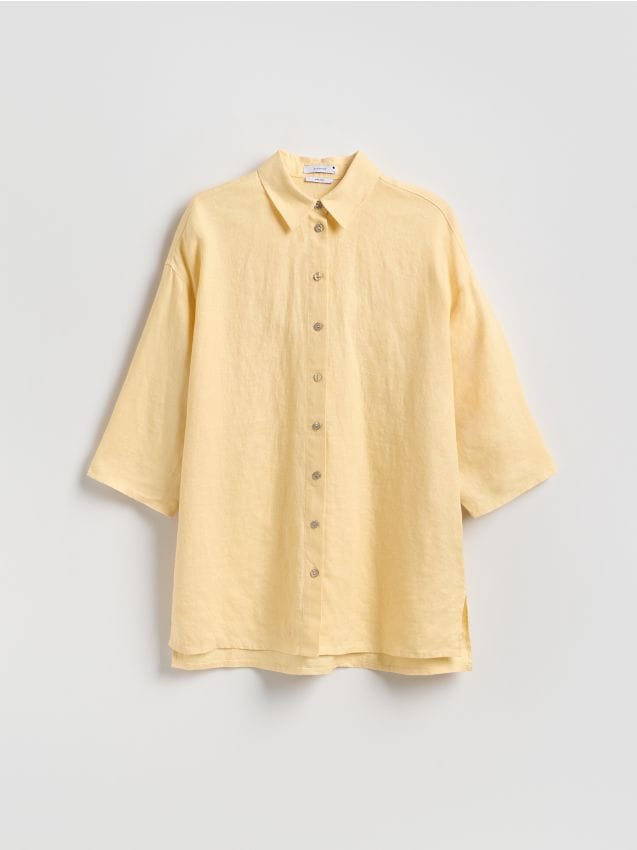 Long linen shirt - RESERVED