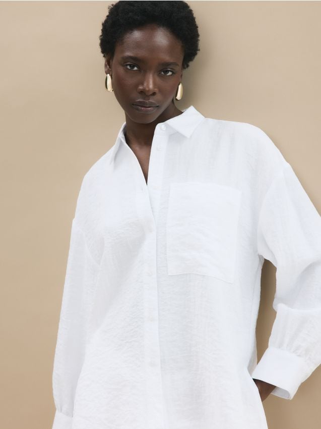 Crease effect shirt - RESERVED