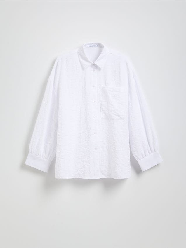 Crease effect shirt - RESERVED