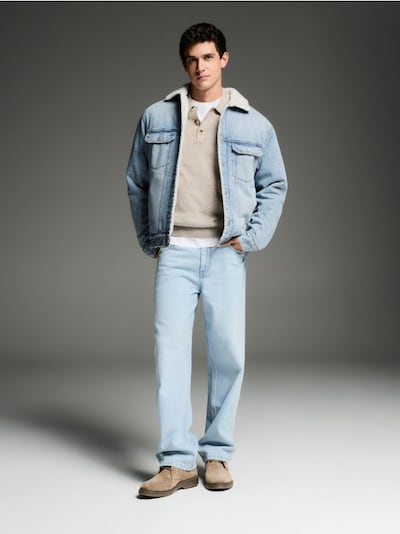 Jeans im Straight-Fit mit Wascheffekt