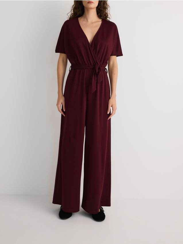 Jumpsuit van een mix met modal - RESERVED
