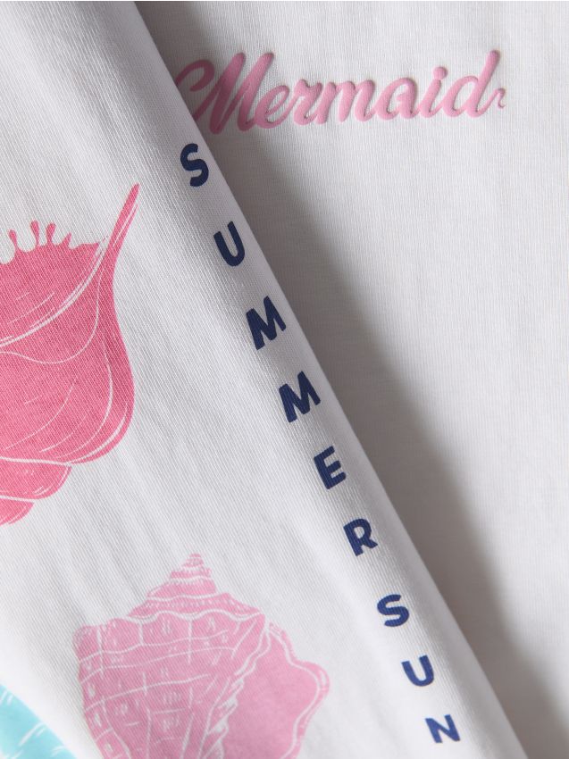 Cotton T-shirt with print