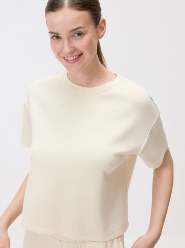 Modaalisegust T-särk regular fit - RESERVED