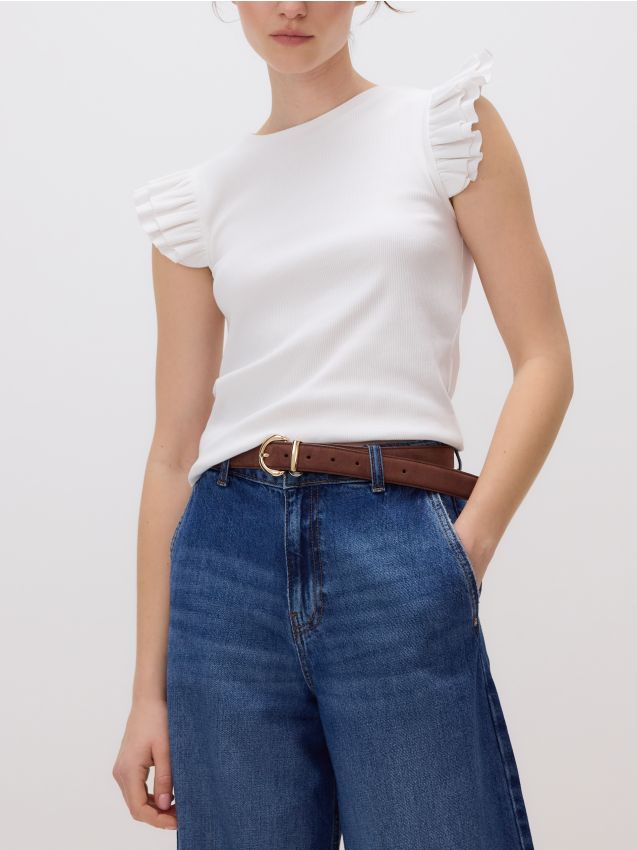 Top with frills - RESERVED