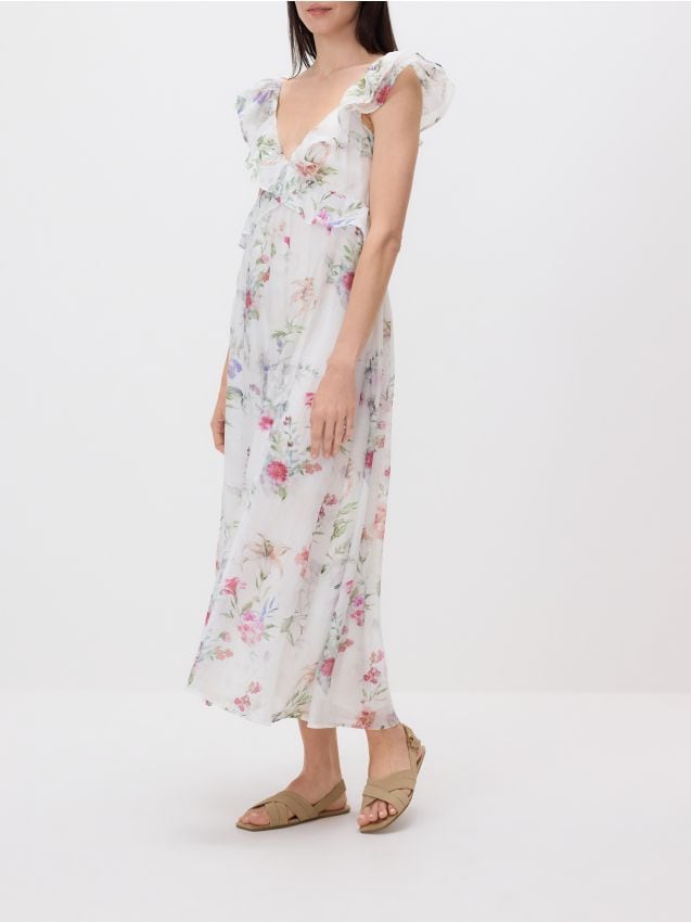 Robe à motif fleuri - RESERVED