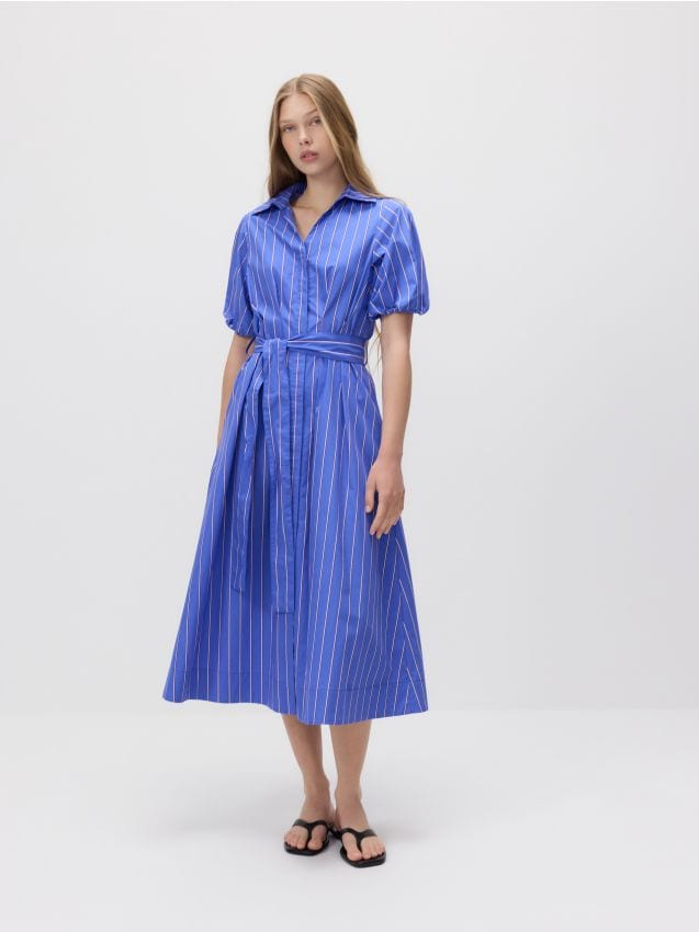 Robe maxi à taille nouée - RESERVED