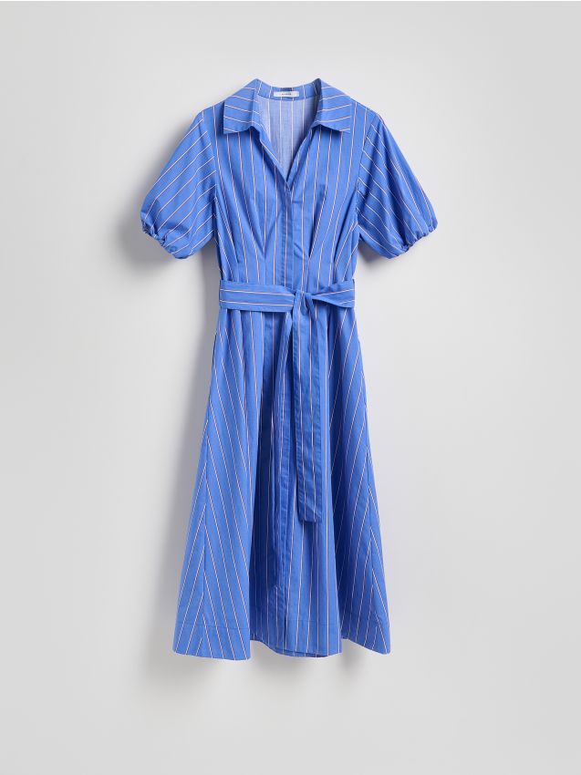 Maxi dress with tie waist - RESERVED