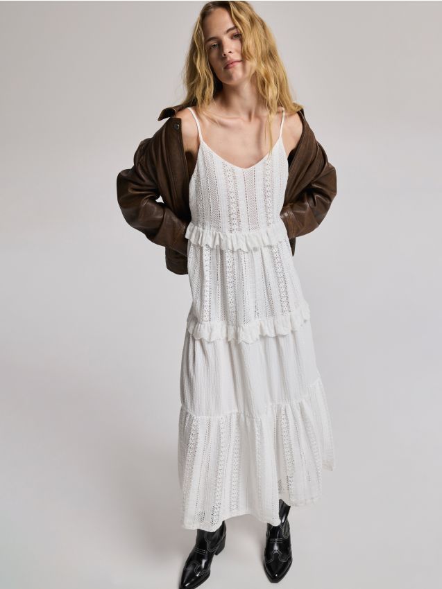 Cotton sleeveless dress - RESERVED