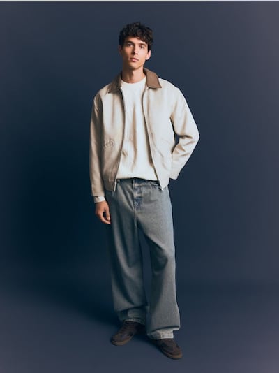 Baggy Tapered Jeans