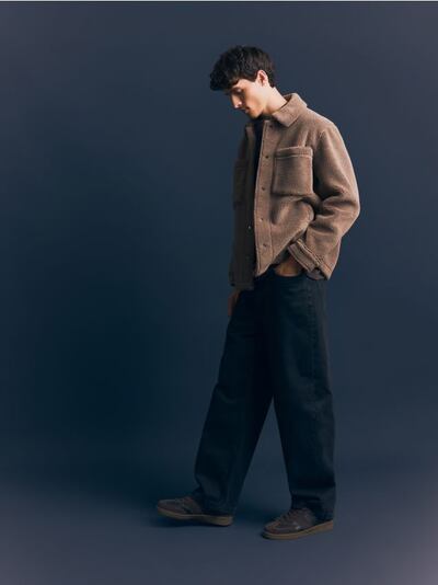 Baggy tapered jeans