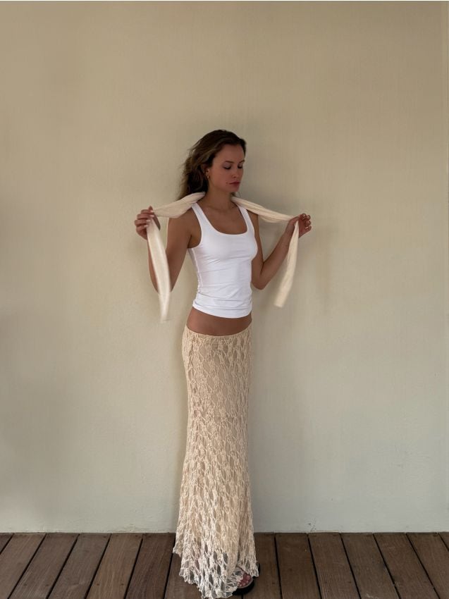 Maxi lace skirt - RESERVED