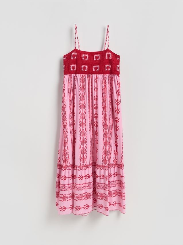 Dress with decorative straps - RESERVED
