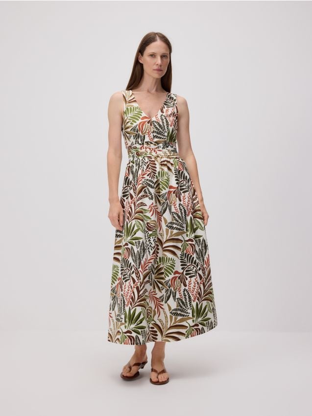 Robe maxi à nouer dans le dos - RESERVED