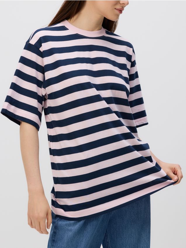 Oversized cotton rich T-shirt - RESERVED