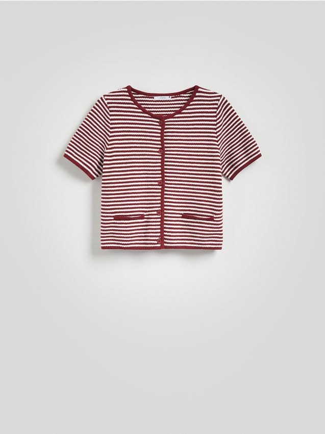Short sleeve cardigan - RESERVED