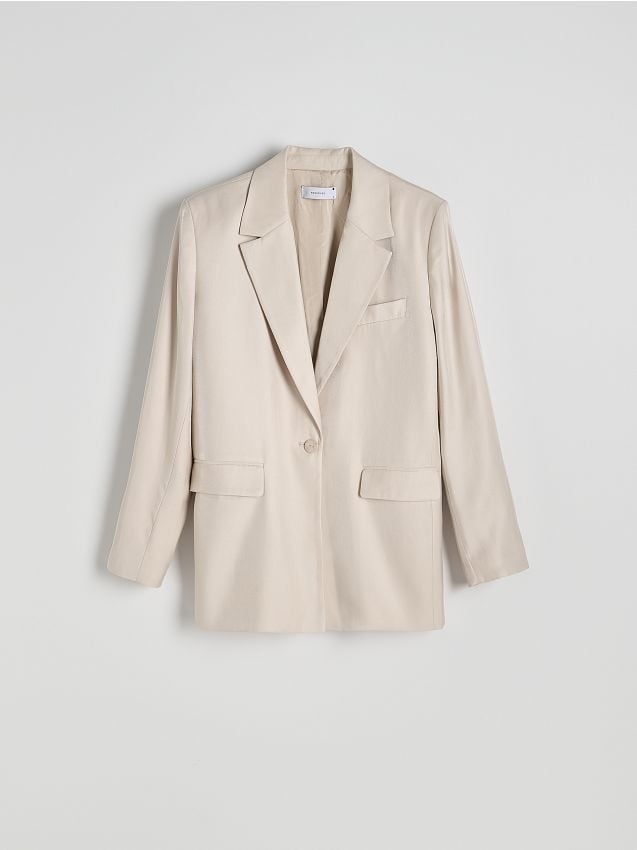 Shiny oversized blazer - RESERVED