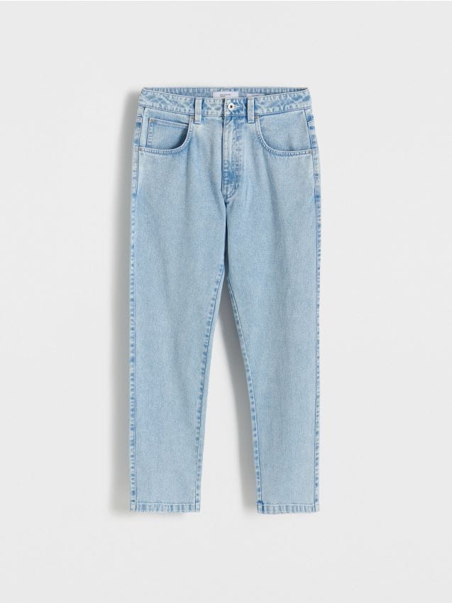 Reserved - blugi straight fit - albastru