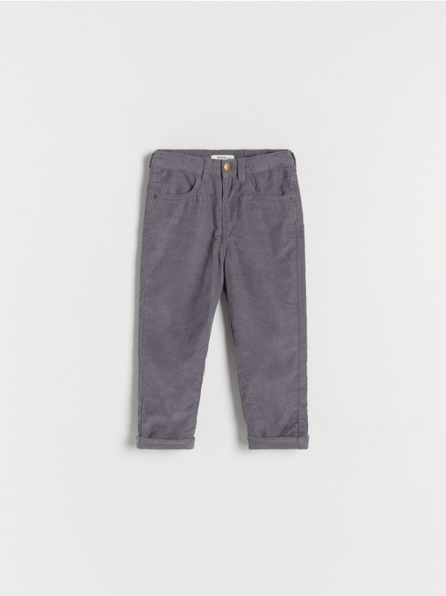 Regular corduroy trousers - RESERVED