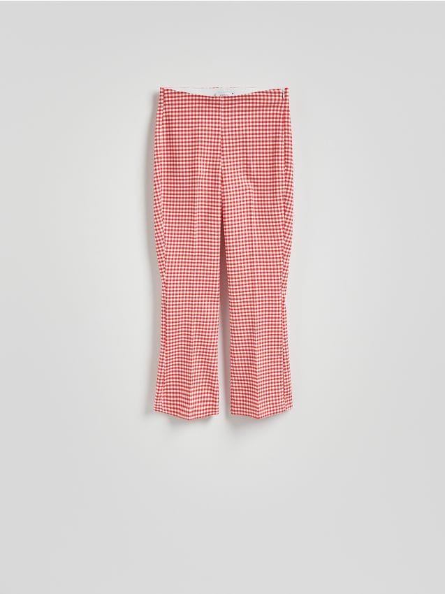 Creased check trousers - RESERVED