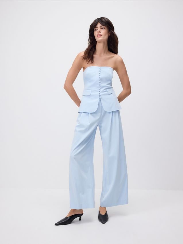 Viscose rich trousers - RESERVED