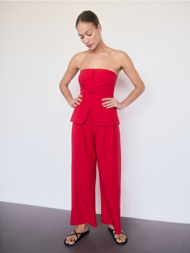 Viscose rich trousers - RESERVED