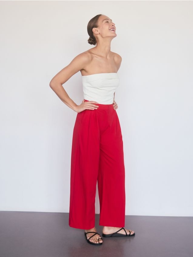 Pantalon en viscose majoritaire - RESERVED