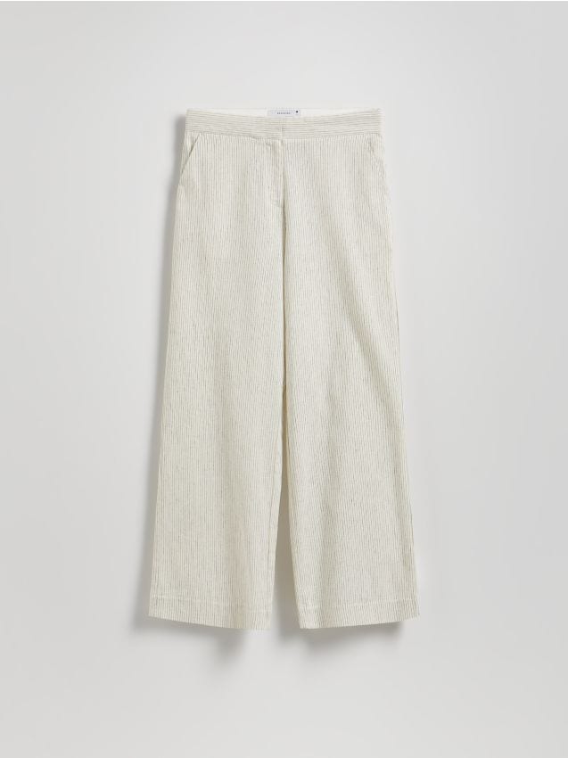 Linen rich trousers - RESERVED