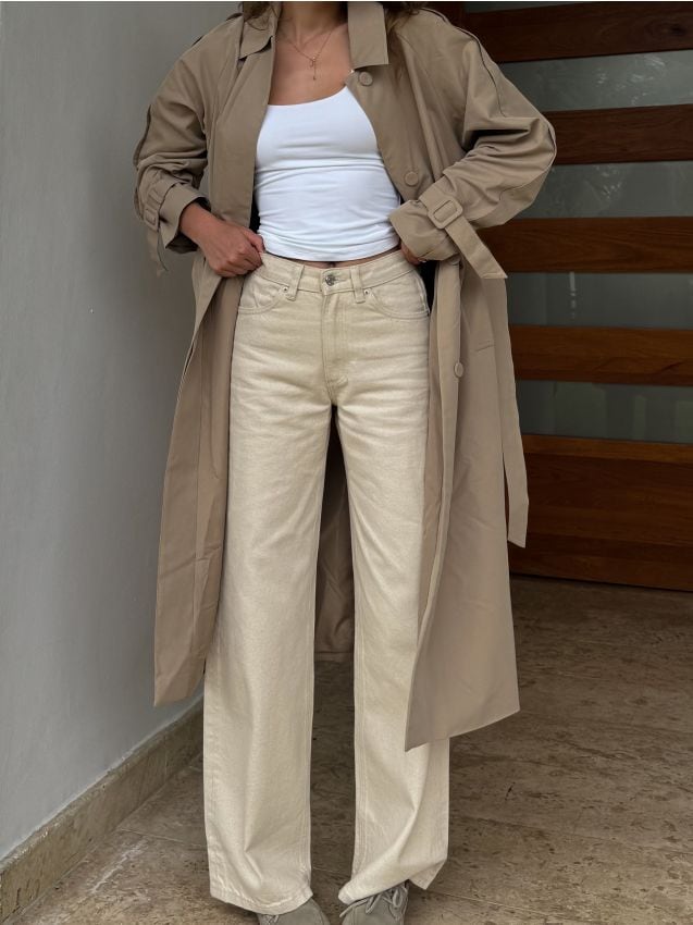 Oversize-Trenchcoat mit Gürtel - RESERVED