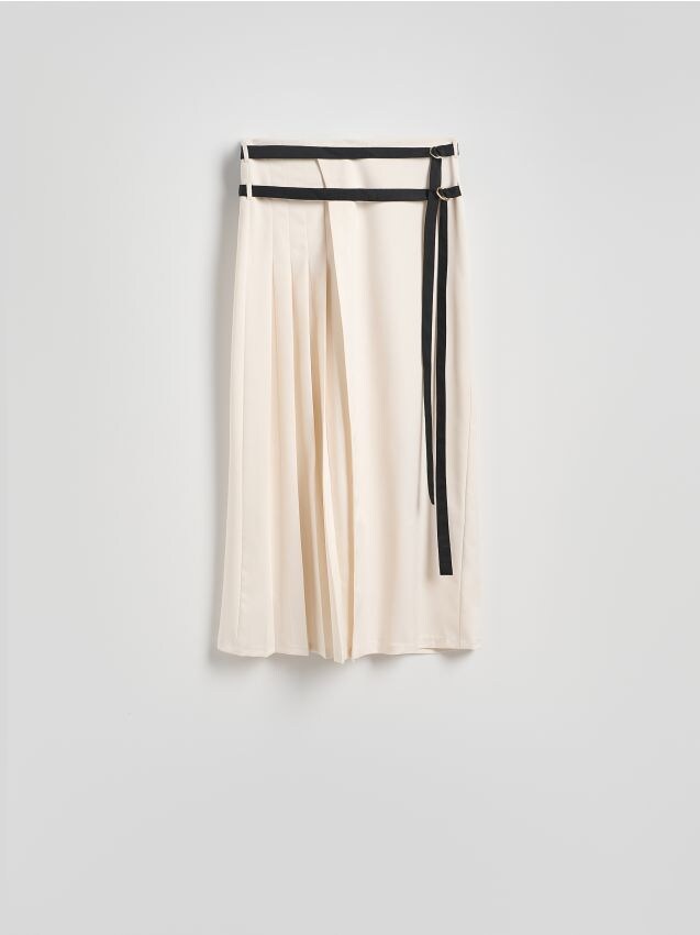 LADIES` SKIRT & BELT boja nude - RESERVED - YJ807-02X