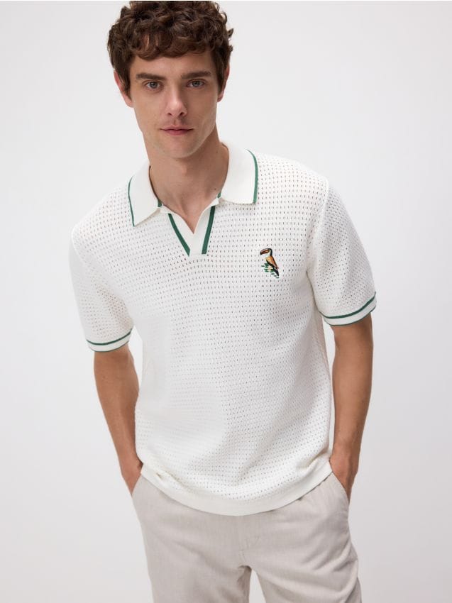 Openwork polo jumper - RESERVED
